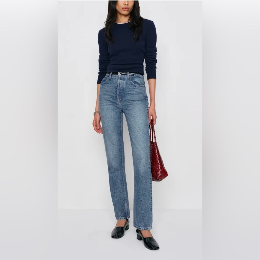 Cynthia High Rise Straight Jeans size size 29